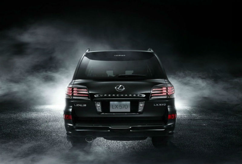 Lexus Lx 570 Supercharged Back View1 Indiandrives Com