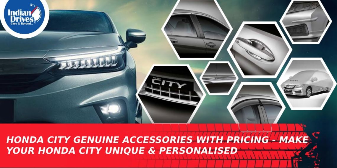 Honda City Genuine Accessories With Pricing Indian Drives