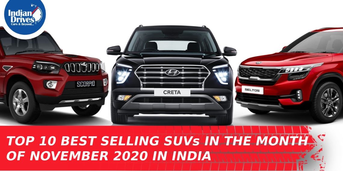 Top 10 Best Selling SUVs In The Month Of November 2020 In India